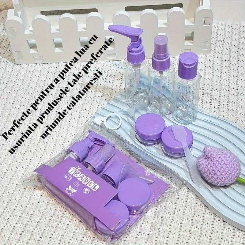 Set Recipiente Cosmetice Calatorie | TravelEase - vivimall.ro