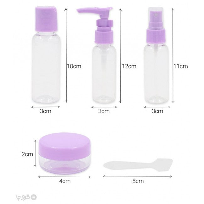 Set Recipiente Cosmetice Calatorie | TravelEase - vivimall.ro