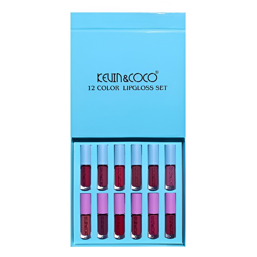 Set 12 Rujuri Buze Cutie Albastra | BlueGloss - vivimall.ro