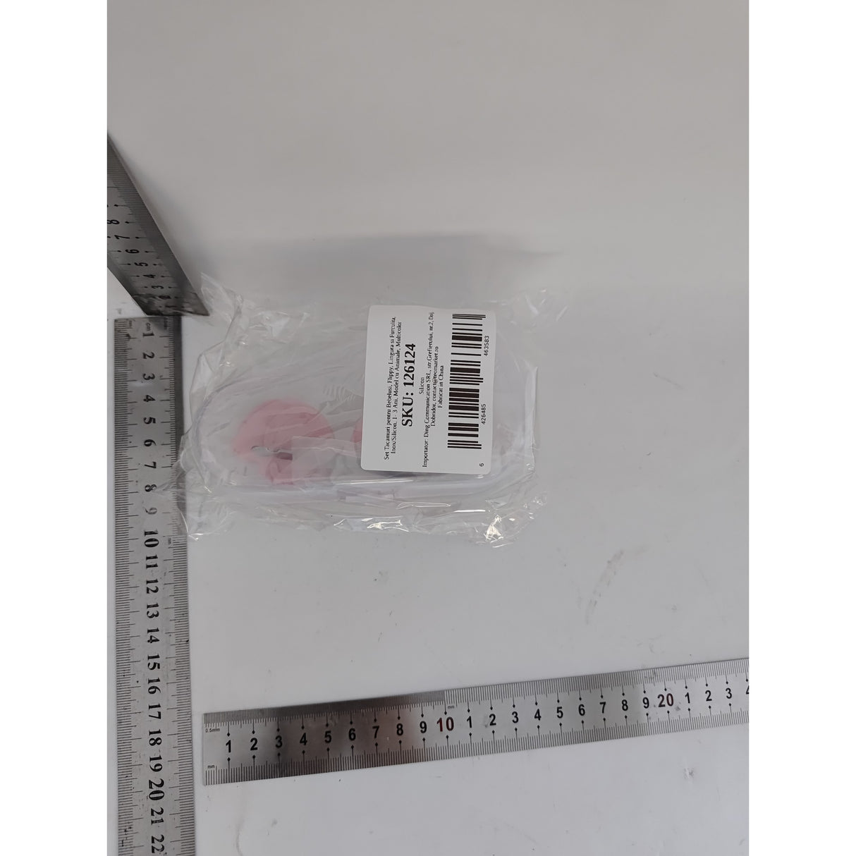 Set Tacamuri pentru Bebelusi, Vivimall, Lingura si Furculita, Inox/Silicon, 1- 3 Ani, Model cu Animale, Multicolor - vivimall.ro