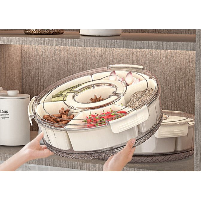 Cutie depozitare alimente 6 compartimente | FreshKeep - vivimall.ro