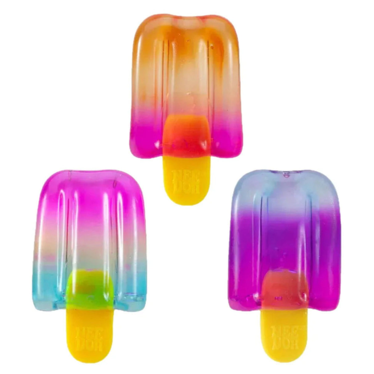 Jucarie Senzoriala Squishy, Flippy, Model Inghetata pe Bat, 1 Bucata, Jucarie Antistres Comprimabila pentru Copii/Adulti, Textura Super Solida, 8.5 x 4 x 6 cm, Culoare Aleatorie - vivimall.ro