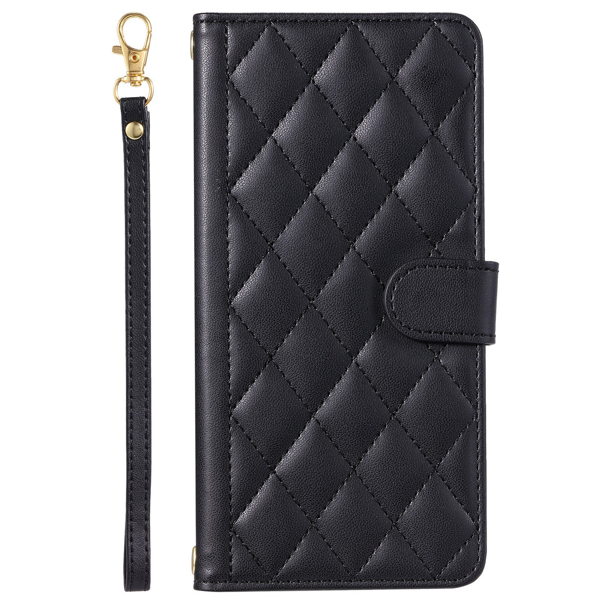 Husa de Protectie Tip Carte, Vivimall, pentru Apple iPhone 15 Pro, Model cu Suport si Capsa, Antisoc, Rezistenta la Impact, Protectie Camera, Negru - vivimall.ro