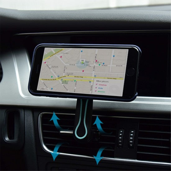 Suport auto Flippy magnetic pentru telefon BK006-CD, Negru - vivimall.ro