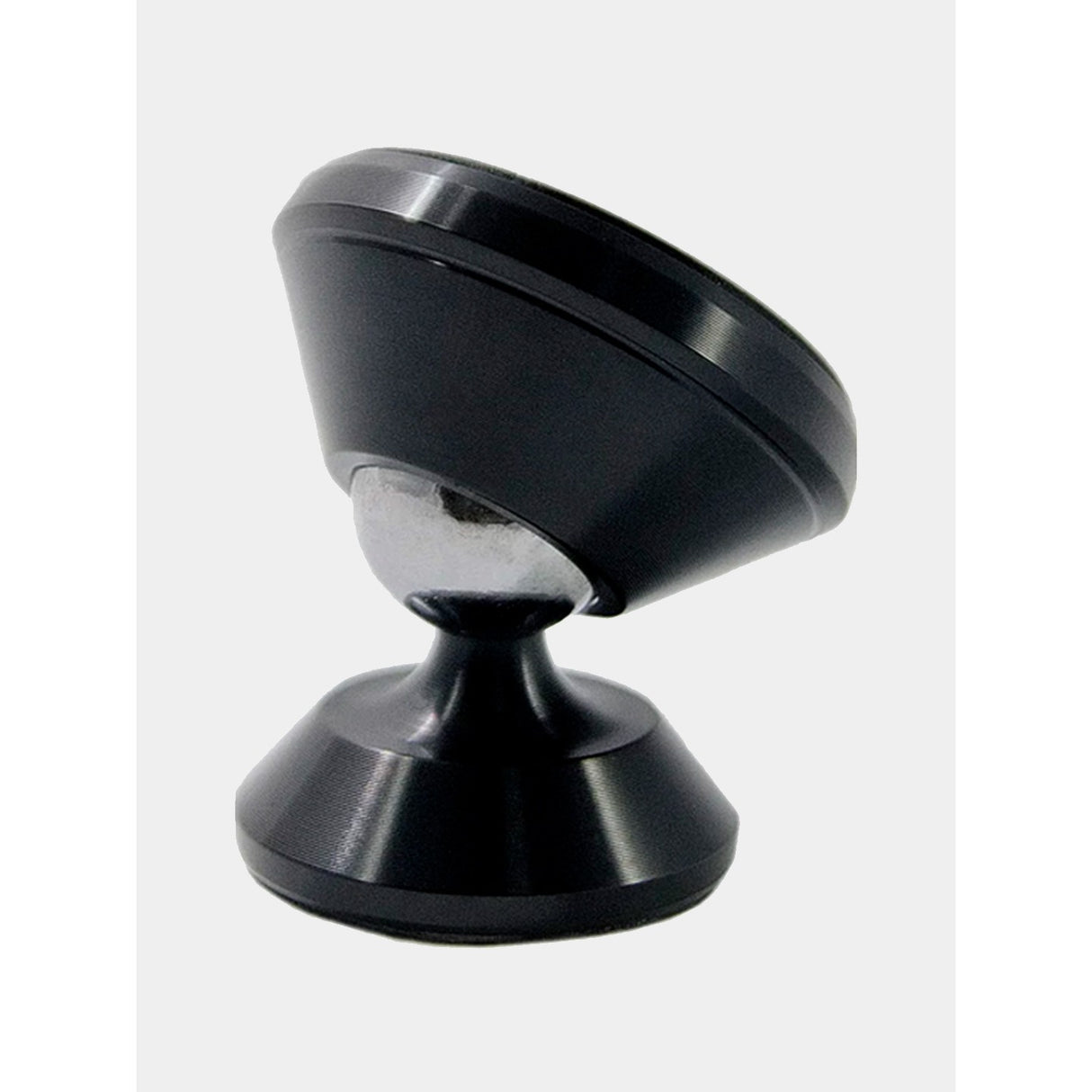 Suport auto magnetic BK1 negru, vedere de ansamblu, design compact și discret