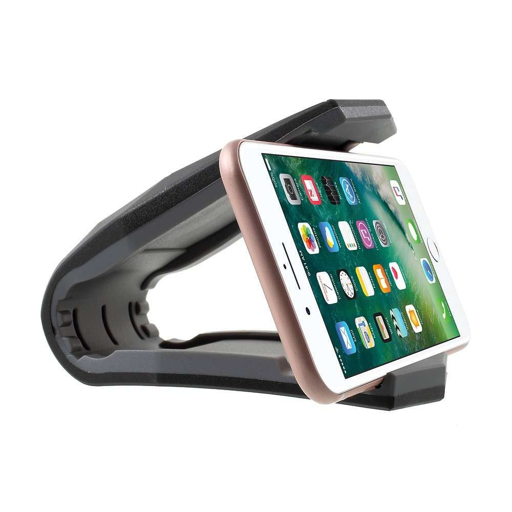 Suport auto pentru telefon A12 Alligator Clip Flippy, Negru - vivimall.ro
