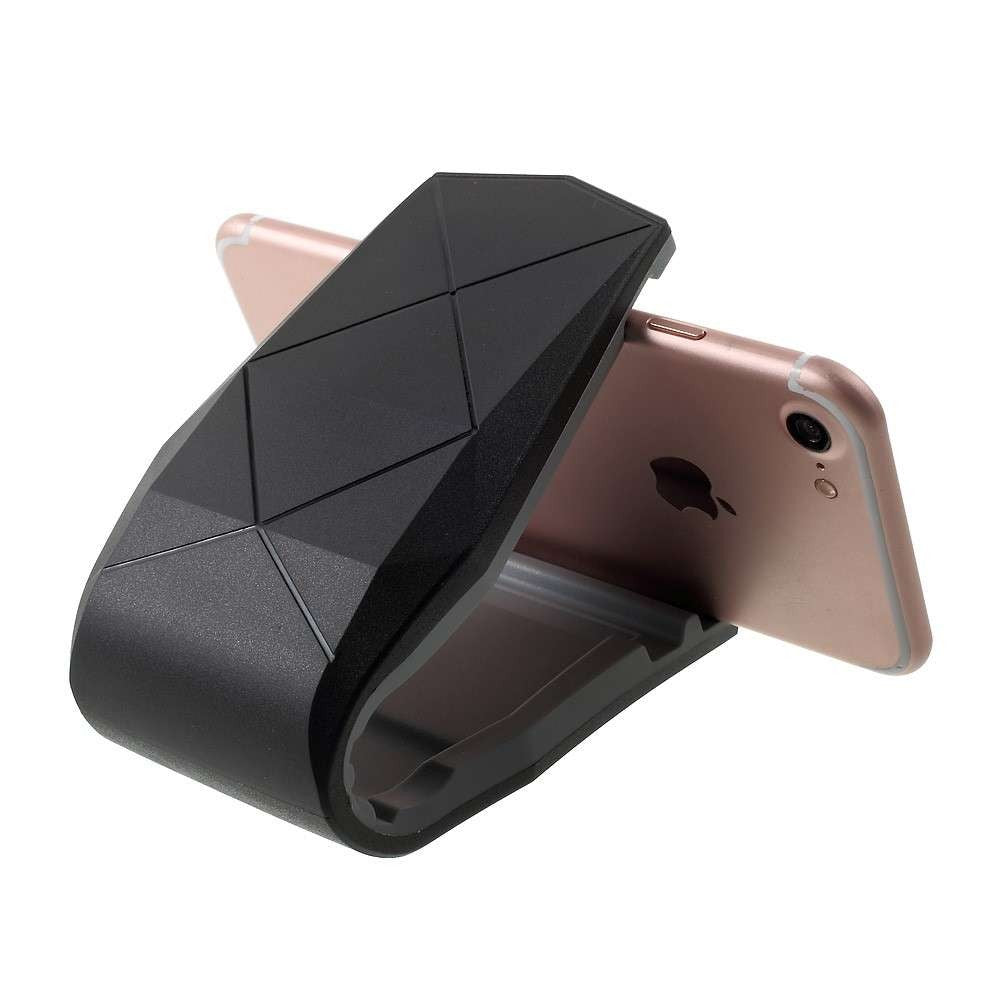 Suport auto pentru telefon A12 Alligator Clip Flippy, Negru - vivimall.ro