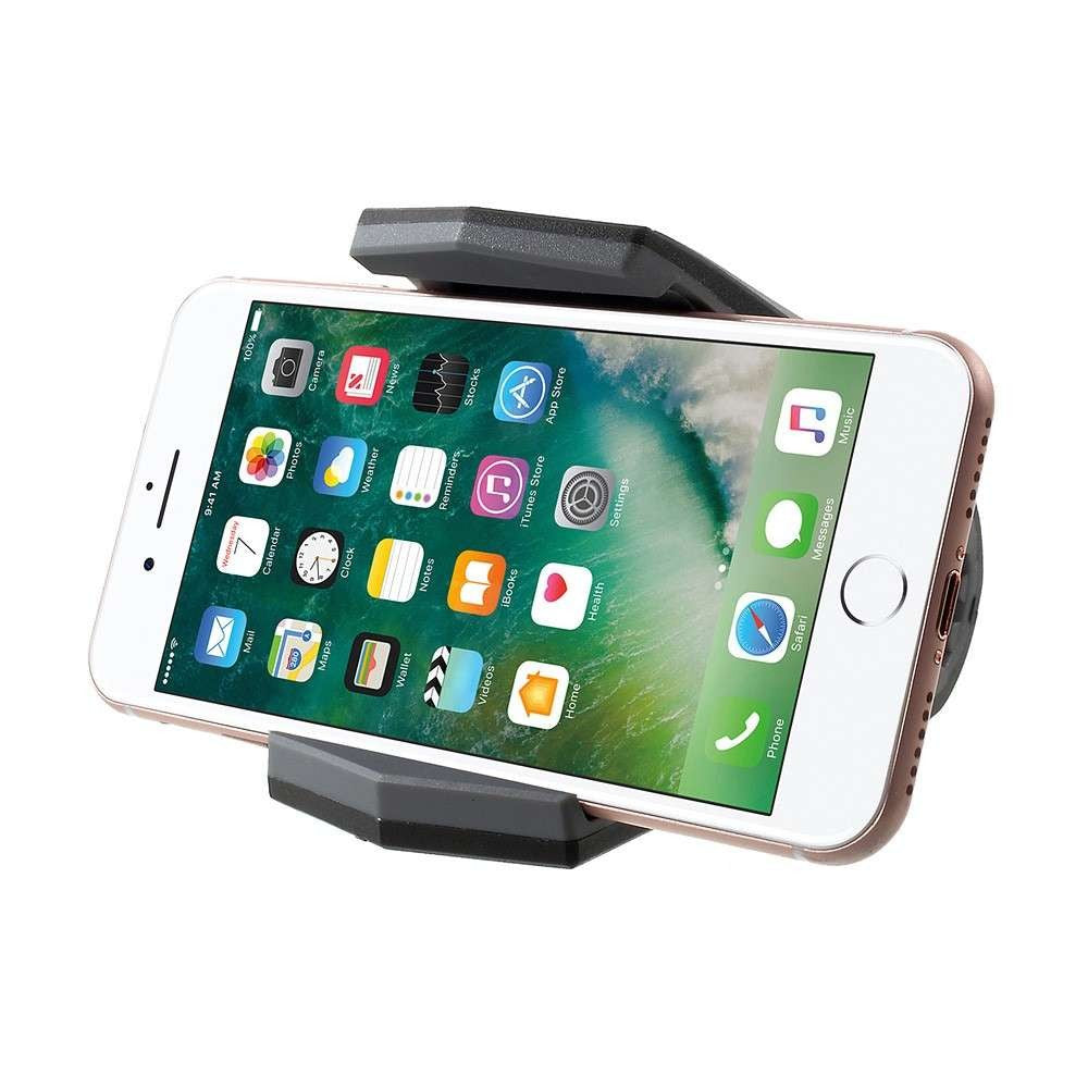 Suport auto pentru telefon A12 Alligator Clip Flippy, Negru - vivimall.ro