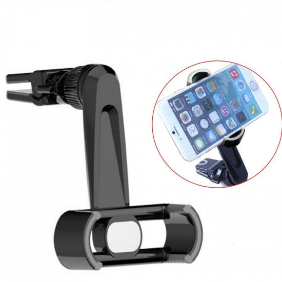 Suport auto pentru telefon BK07 Flippy, Negru - vivimall.ro