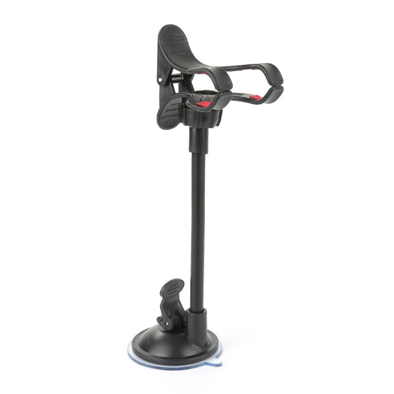 Suport auto universal extensibil Vivimall, pentru telefon sau GPS, 360 de grade, ajustabil, compatibil cu dispozitive ce au intre 4-7 inch, Negru - vivimall.ro