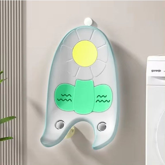 Suport de Baie Bebelusi, Vivimall, 0-12 luni, Montare pe Chiuveta/Lavoar/Cada, Ventuze Antiderapante cu Intaltime Reglabila, 50 x 24 x 12.5 cm, Alb - vivimall.ro