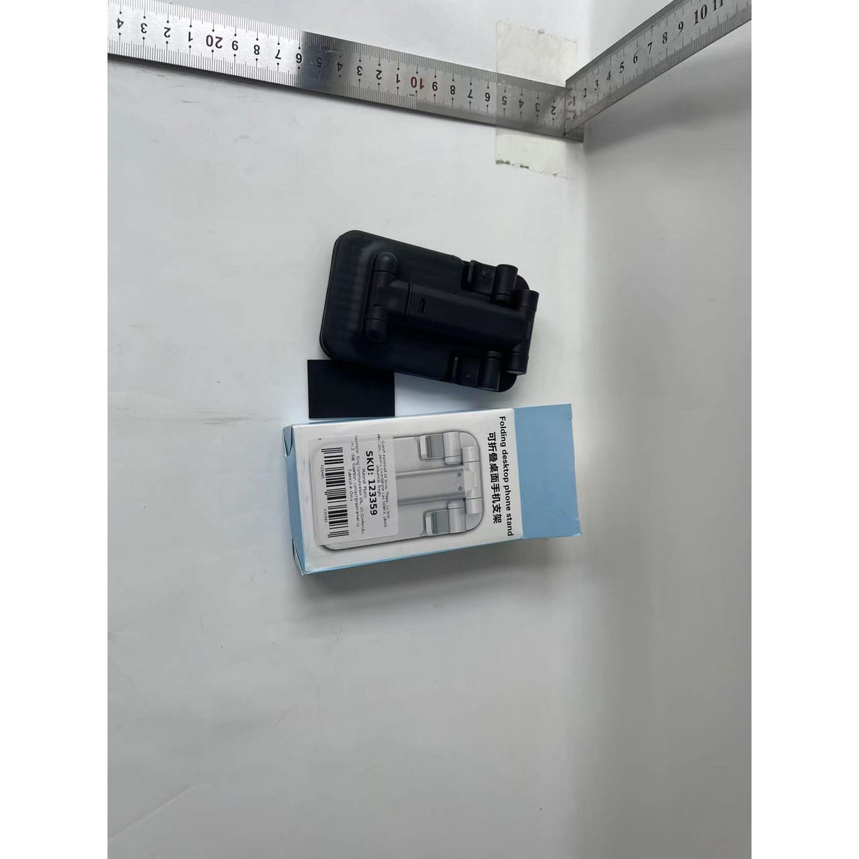 Suport extensibil de birou, Vivimall, cu brat telescopic, pentru smartphone sau tableta, pliabil, Universal, Negru - vivimall.ro