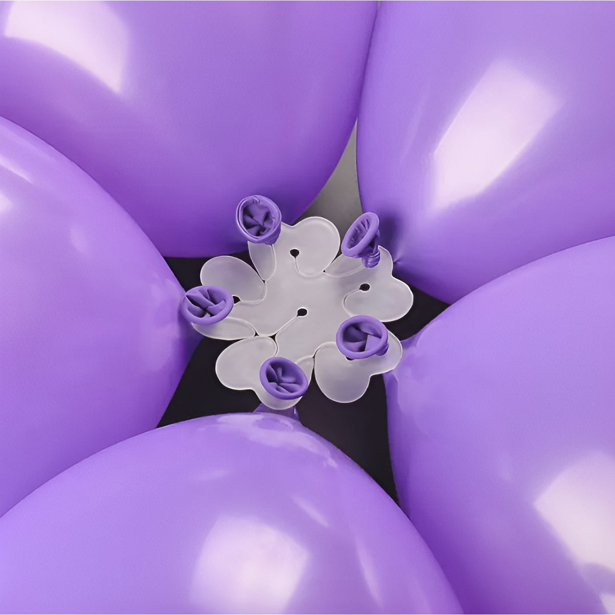 Suport pentru Baloane, Vivimall, Care Formeaza o Floare, cu Doua Straturi, pentru 11 Baloane, 8x8cm, 4.6g - vivimall.ro