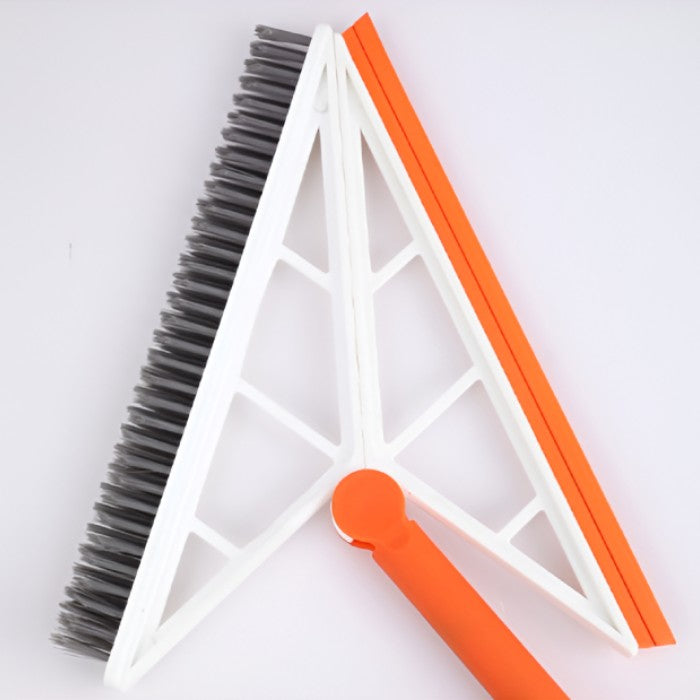 Mop Multifunctional, Vivimall, Portocaliu, cu Racleta din Silicon, Maner Telescopic, Curatarea Eficienta a Tuturor Suprafetelor - vivimall.ro