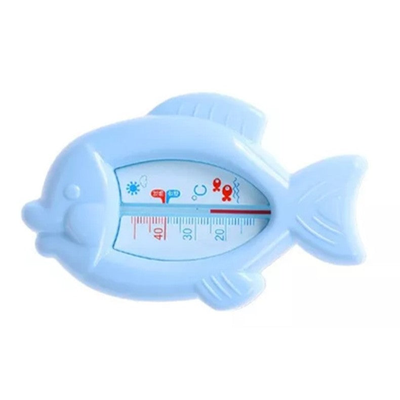 Termometru pentru Baie, Vivimall, Plutitor, Rezistent la apa, Multifunctional, Model Peste, 15.5x9.5x2 cm, Albastru - vivimall.ro