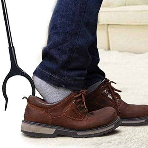 Cleste pentru Colectarea Deseurilor, Flippy, din Metal si Plastic, 60 cm, Fara Maini Murdare, Negru/Rosu - vivimall.ro