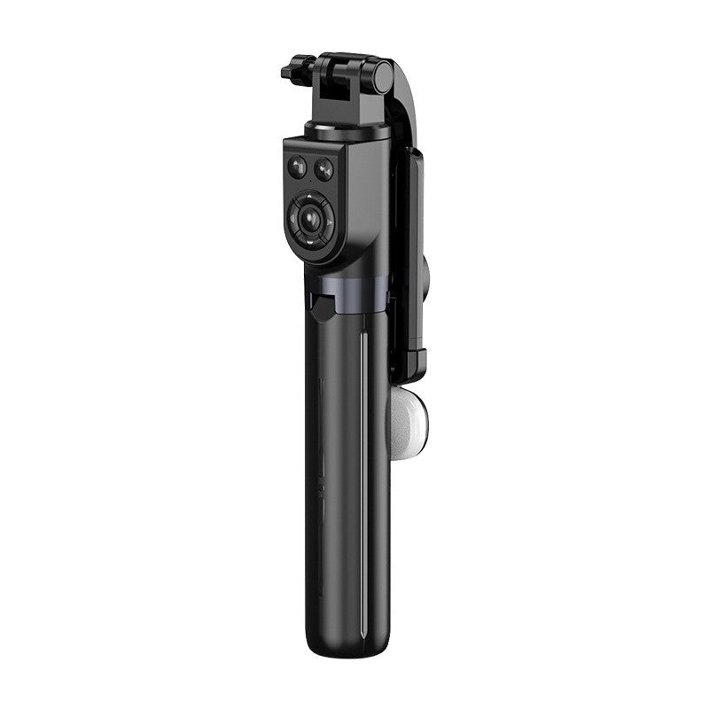 Trepied foto telescopic premium profesional Vivimall Z14S , cadru multifunctional, telecomanda detasabila, pentru telefon/camera foto/gopro, functie selfie stick, ajustabil, pliabil, H33-140 cm, aluminiu, Negru - vivimall.ro