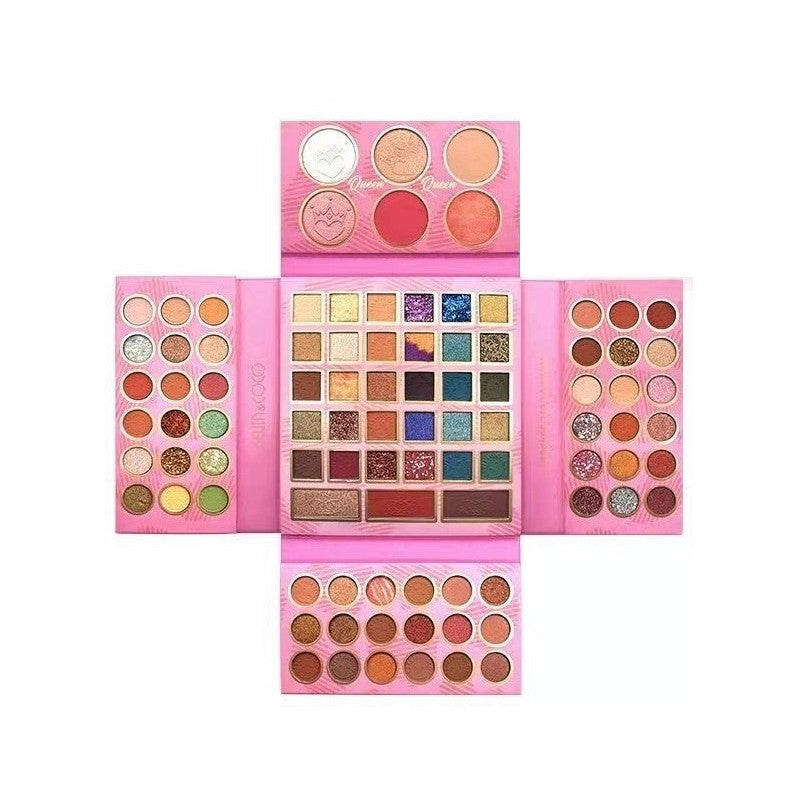 Trusa De Machiaj, Paleta De Farduri, Iluminator Si Blush Kevin&Coco Cu 93 De Culori Pigmentate - vivimall.ro