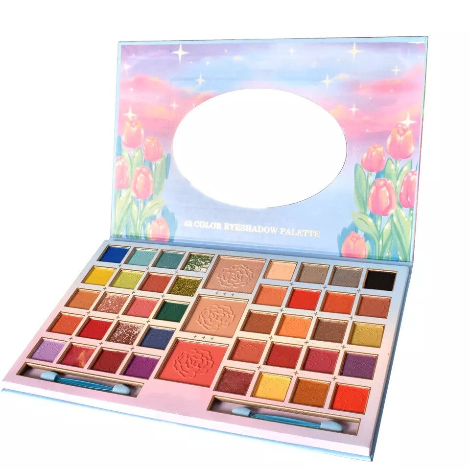 Trusa De Machiaj, Paleta De Farduri Kevin&Coco Cu 43 De Culori Pigmentate - vivimall.ro