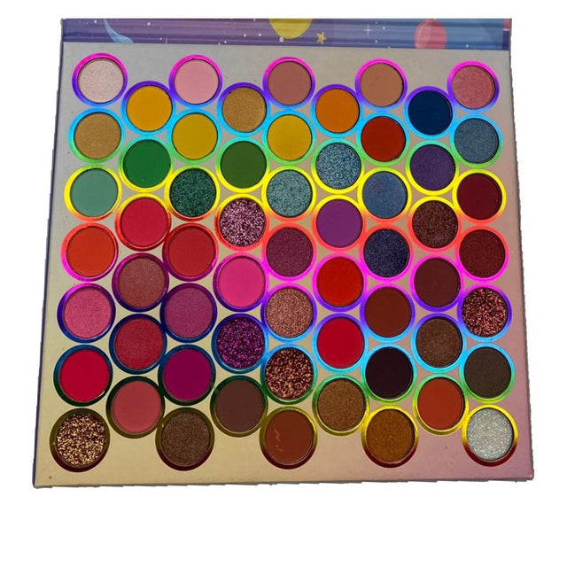 Trusa De Machiaj, Paleta De Farduri Oulanao Cu 59 De Culori Pigmentate - vivimall.ro