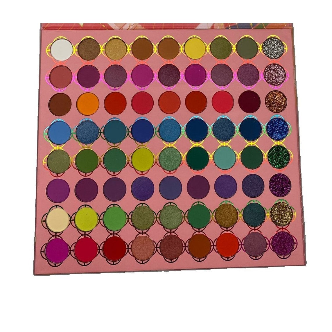 Trusa de machiaj, paleta de farduri Oulanao cu 72 de culori pigmentate, Vivimall, Resigilat - vivimall.ro