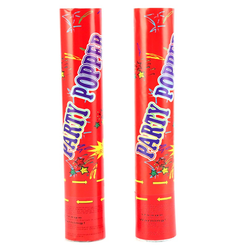 Tub de Confetti, Vivimall, Party Pooper, 40x5 cm, Confetii Asortate din Hartie, Multicolor - vivimall.ro