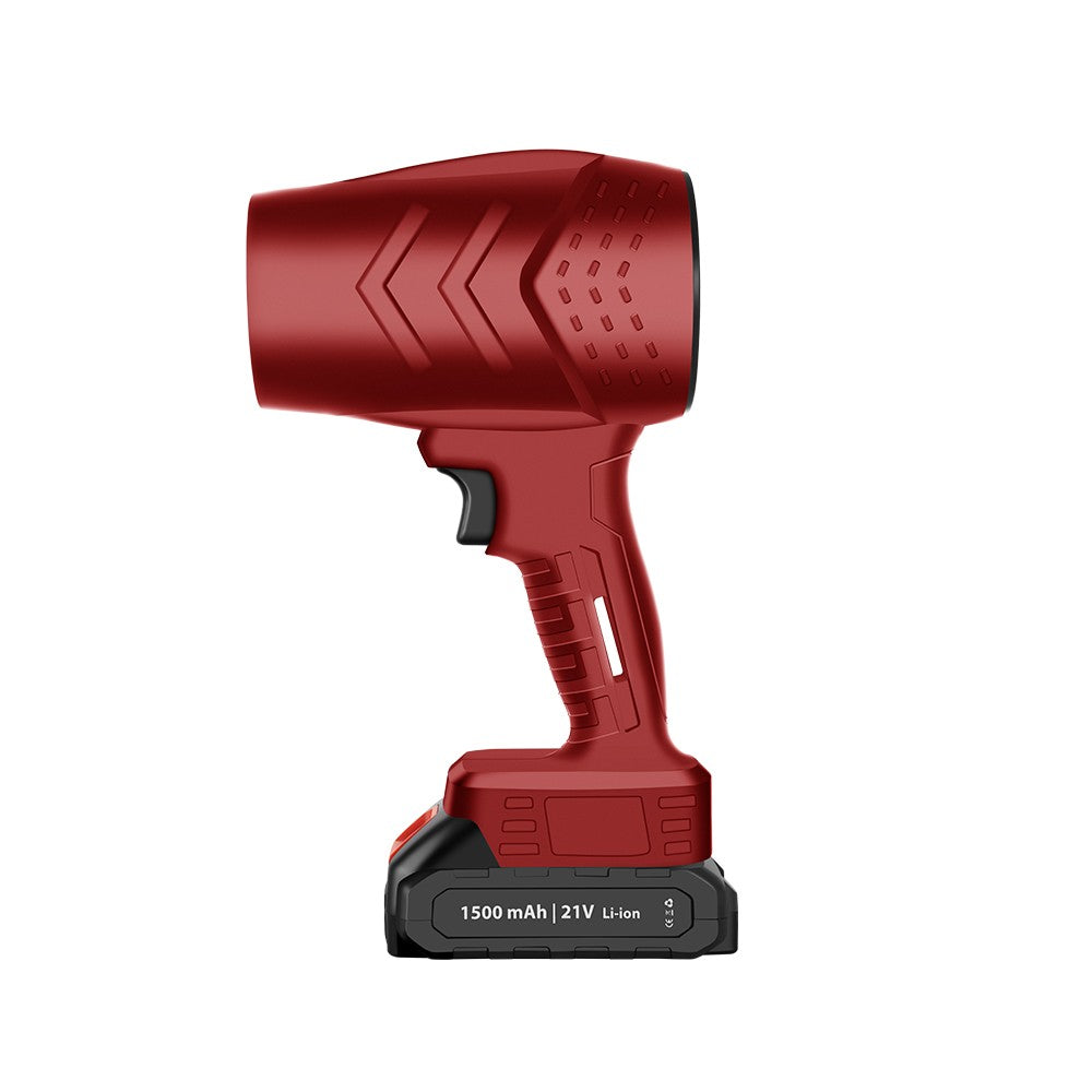 Suflanta de Aer Multifunctionala Portabila, Vivimall, Incarcare Auto, pentru Gratar, Masina, Indepartare Frunze si Praf, 1500 mAh, Viteta de Rotatie 25000 RPM, 2 Baterii de Li si Incarcator, Visiniu - vivimall.ro