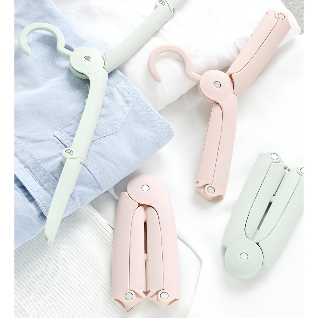 Umeraș Pliabil De Călătorie, Mini Cuier Portabil Pentru Haine, Suport De Uscare, 14 x 7 x 1,4 cm - vivimall.ro