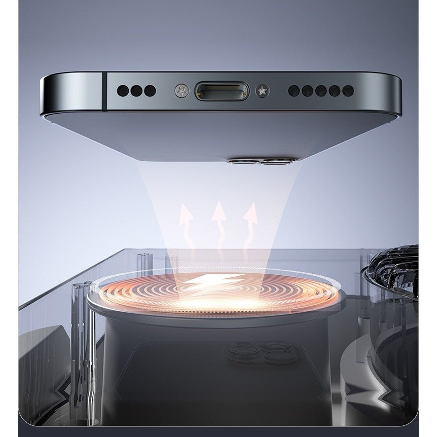 Ventilator 2in1, Flippy, Functie Incarcare Telefon Wireless, 100 Trepte de Viteza, 2400 mAh, 5V, 2A, 25 x 16.5 x 24 cm, Bej - vivimall.ro