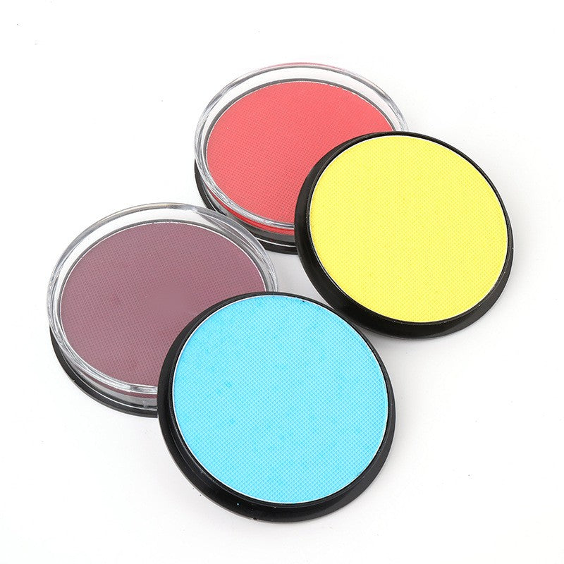Vopsea pentru Fata si Corp, Vivimall, cu Pigment Fosforescent, 30 g, Activare cu Apa, Albastru Deschis - vivimall.ro