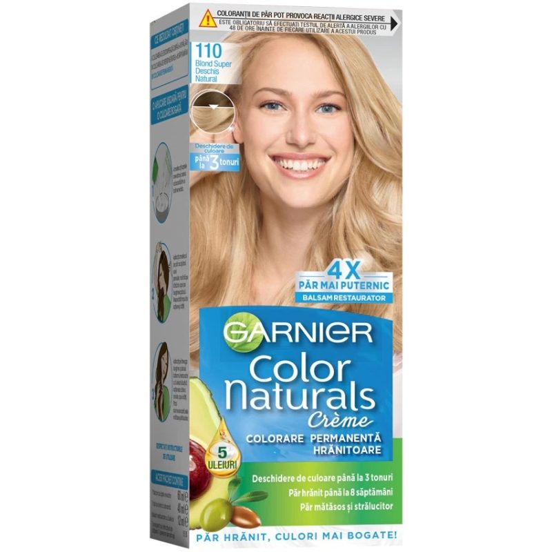 Vopsea pentru Par, Garnier Color Naturals, 110 Blond Natural Super Deschis