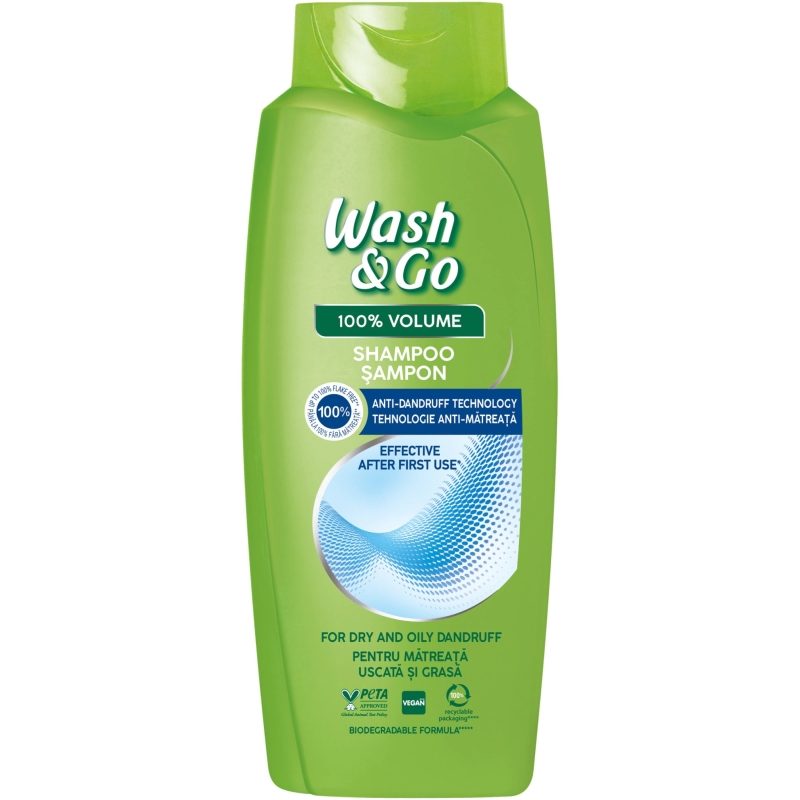 Sampon, WASH&GO, Antimatreata, 675 ml - vivimall.ro