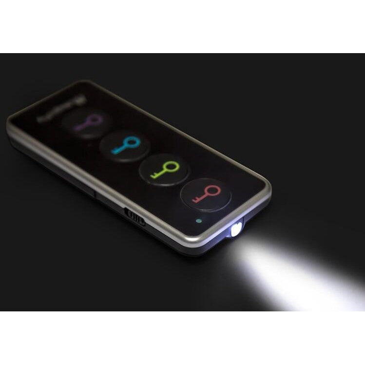 Dispozitiv Anti-Pierdere, Vivimall, 4 Receptoare cu Telecomanda, 120 (dB), Emitator cu Lanterna, Multicolor - vivimall.ro