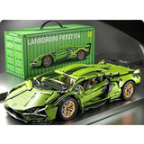 Joc de Construit, Vivimall, Model Lamborghini, 1280 Piese, +6 Ani, Verde - vivimall.ro
