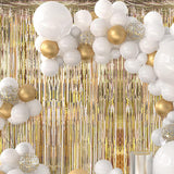 Perdea Franjurata, Pentru Fundal De Poze, Amenajare Colorata A Petrecerii, Dimensiune , Gold Sampanie - vivimall.ro