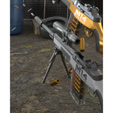 Pusca de Jucarie M14 Ultrarealista, Vivimall, Manuala, cu Luneta, 20 de Proiectile din Spuma Moale, 5 Cartuse, 100 cm, 8 ani+, Gri - vivimall.ro