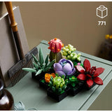 Set De Constructie Ghivece De Flori Suculente, Ornament Creativ, 771 De Piese, Multiple Variante De Asamblare - vivimall.ro