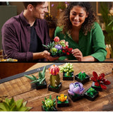 Set De Constructie Ghivece De Flori Suculente, Ornament Creativ, 771 De Piese, Multiple Variante De Asamblare - vivimall.ro