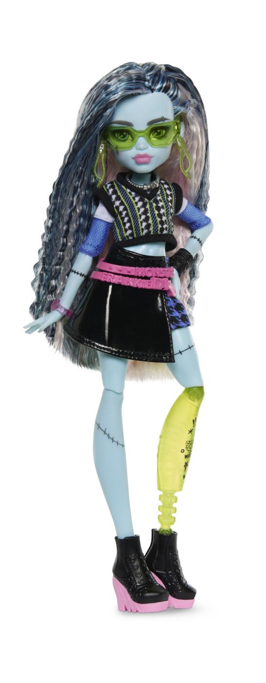 MONSTER HIGH PAPUSA FRANKIE STEIN CU ACCESORII