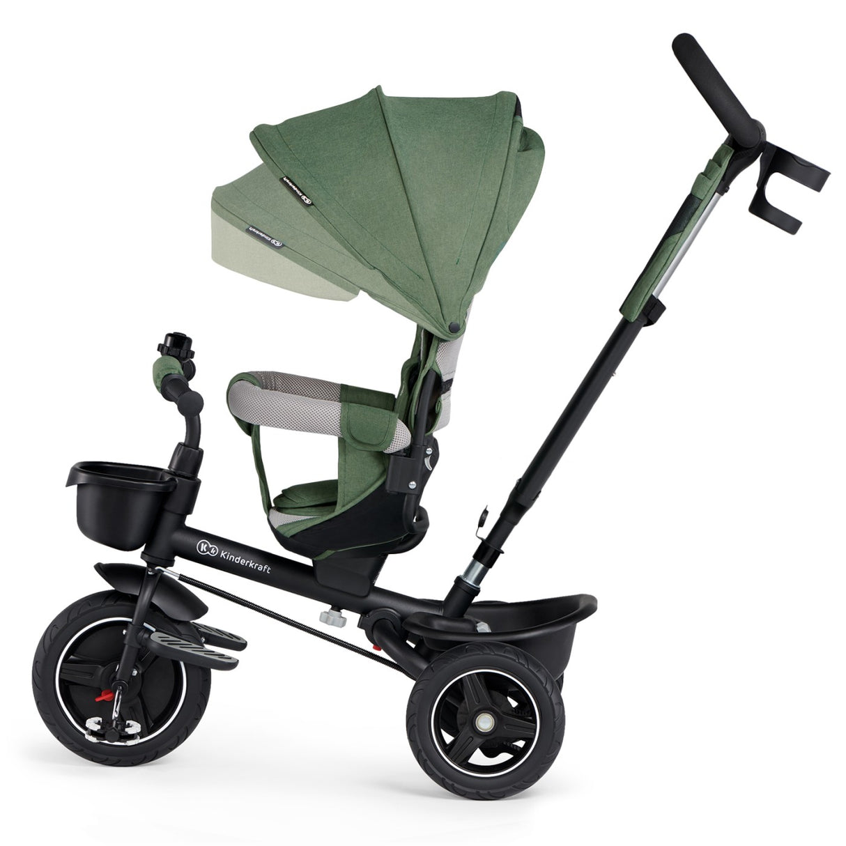 TRICICLETA KINDERKRAFT SPINSTEP, GREEN