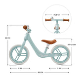 BICICLETA DE ECHILIBRU KINDERKRAFT FLY PLUS, BABY BLUE