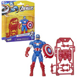 MARVEL AVENGERS ACTION VERS SET FIGURINA CAPTAIN AMERICA SI ACCESORII 11.4CM