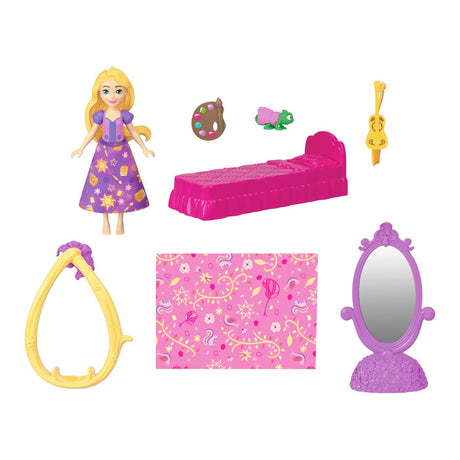 DISNEY PRINCESS SET CASTELUL LUI RAPUNZEL CU ACCESORII