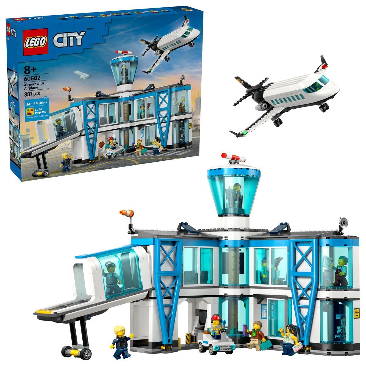 LEGO CITY AEROPORT CU AVION 60502