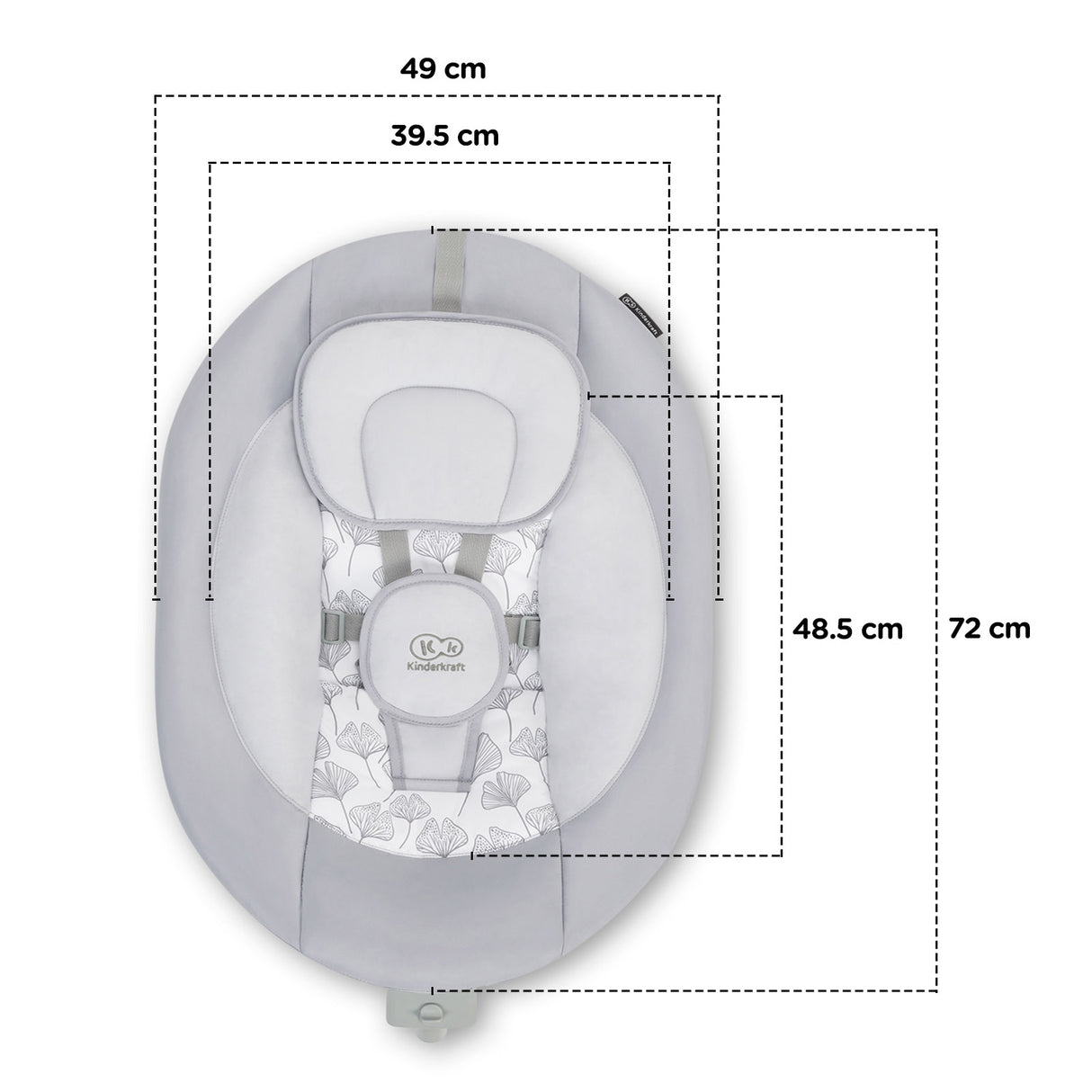LEAGAN ELECTRIC KINDERKRAFT LULI, 2 IN 1, GREY