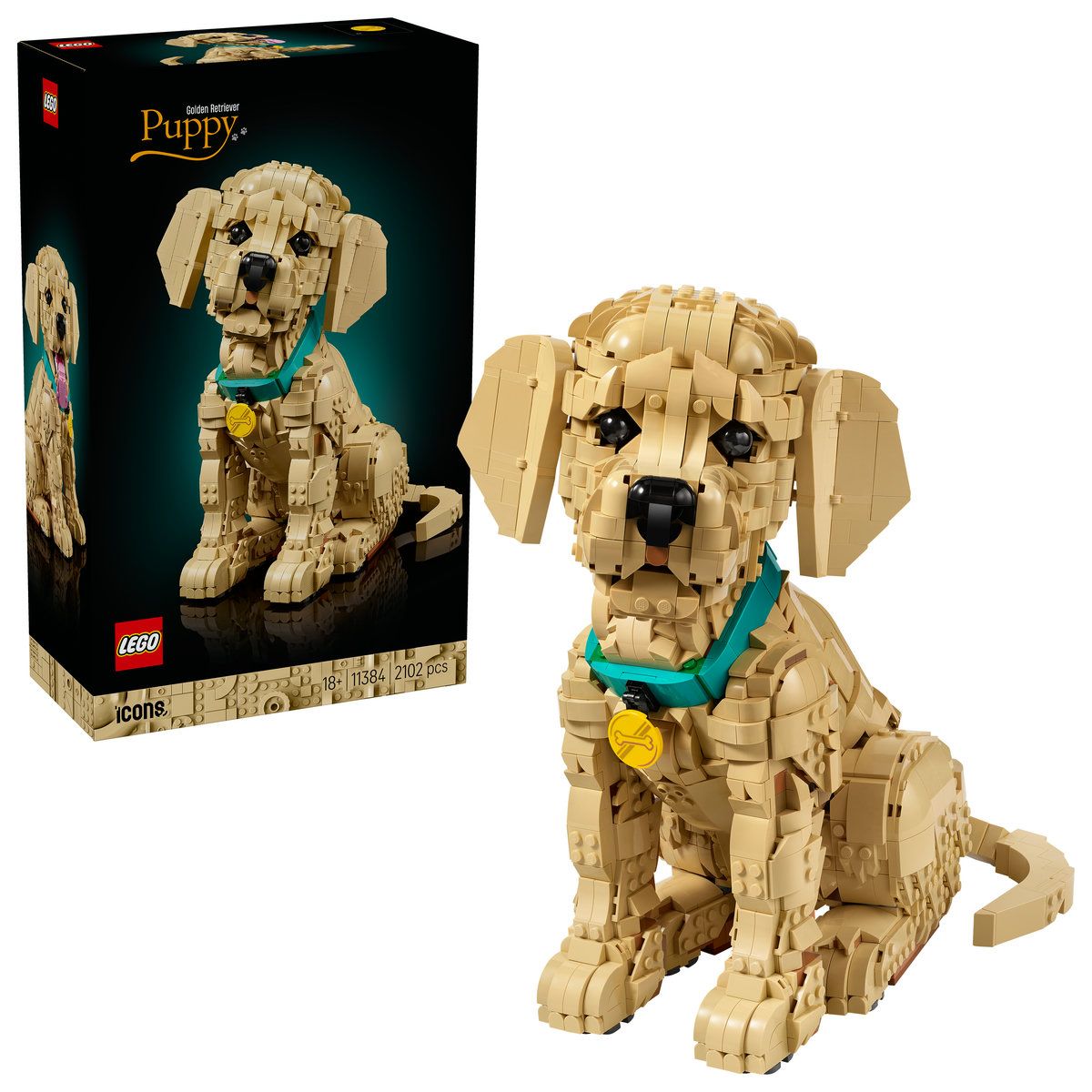 LEGO ICONS CATELUS GOLDEN RETRIEVER 11384