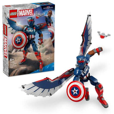LEGO SUPER HEROES FIGURINA DE CONSTRUCTIE CAPITANUL AMERICA 76296
