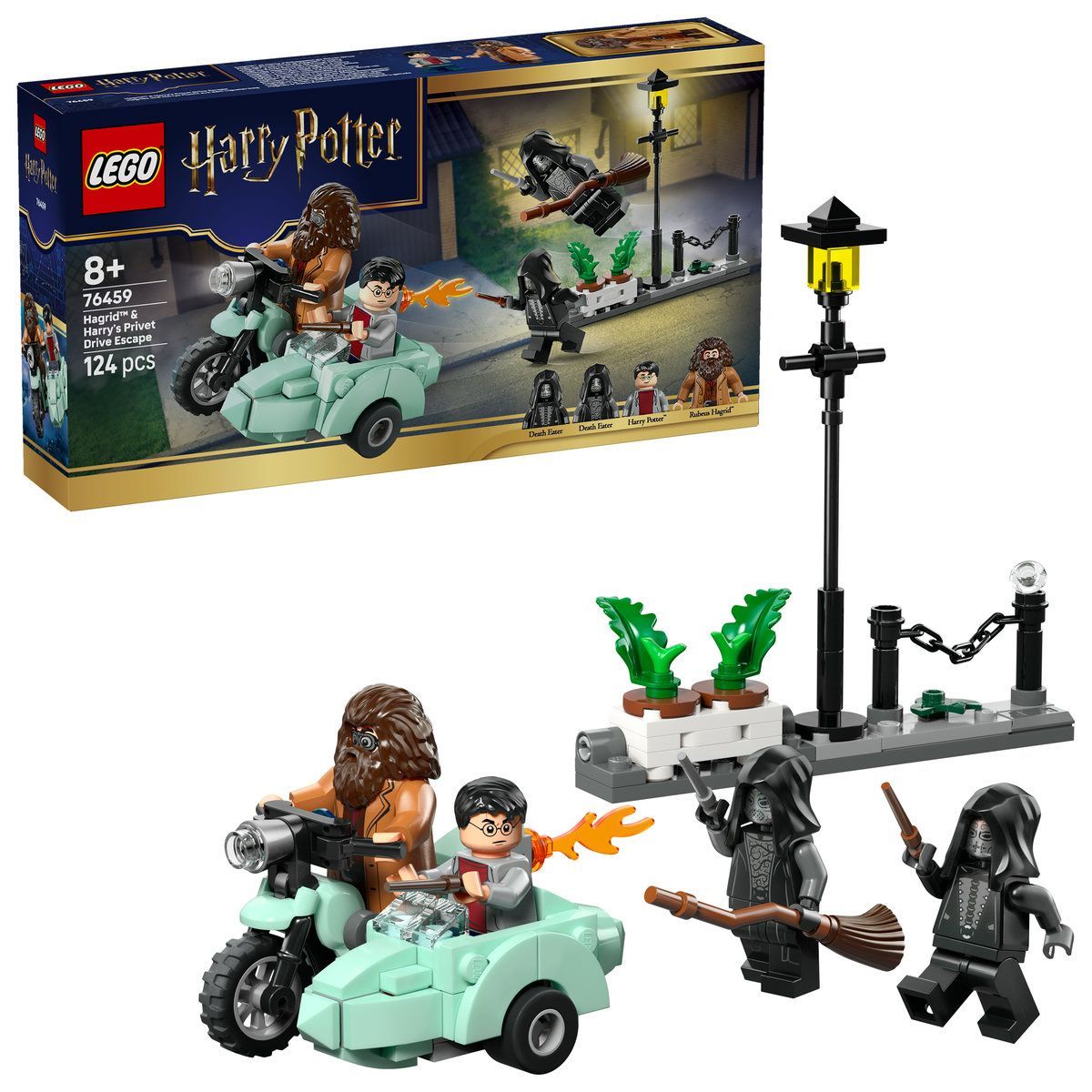 LEGO HARRY POTTER HAGRID SI HARRY IN FUGA DE PE ALEEA BOSCHETELOR 76459