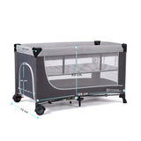 PATUT DE CALATORIE KINDERKRAFT LEODY, GREY