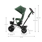 TRICICLETA COPII KINDERKRAFT AVEO, MYSTIC GREEN